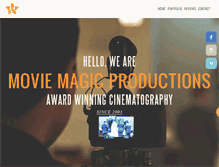 Tablet Screenshot of moviemagiconline.com